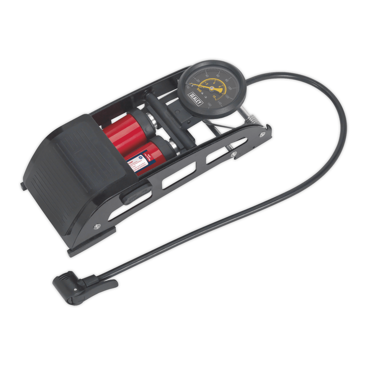 Sealey FP6 Foot Pump Twin Barrel - FP6 - Sealey Tools UK - Trade Counter Direct