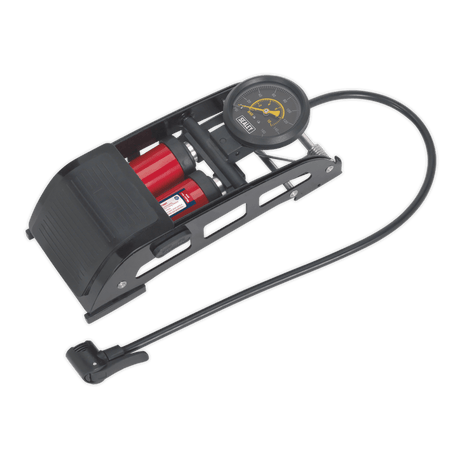 Sealey FP6 Foot Pump Twin Barrel - FP6 - Sealey Tools UK - Trade Counter Direct