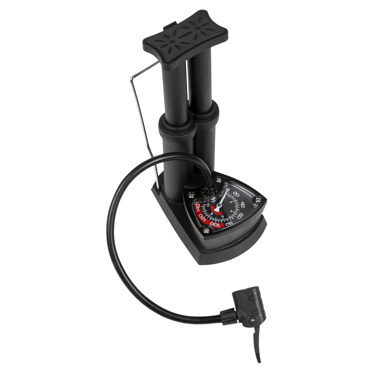 Sealey FP7 Mini Twin Barrel Bicycle Foot Pump - FP7 - Sealey Tools UK - Trade Counter Direct