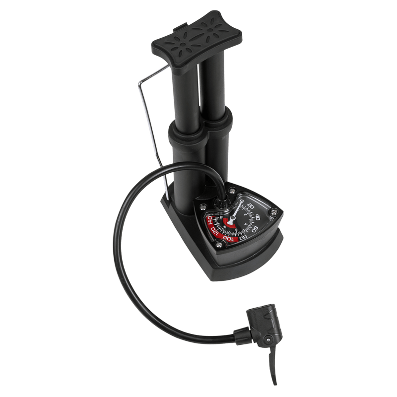 Sealey FP7 Mini Twin Barrel Bicycle Foot Pump - FP7 - Sealey Tools UK - Trade Counter Direct