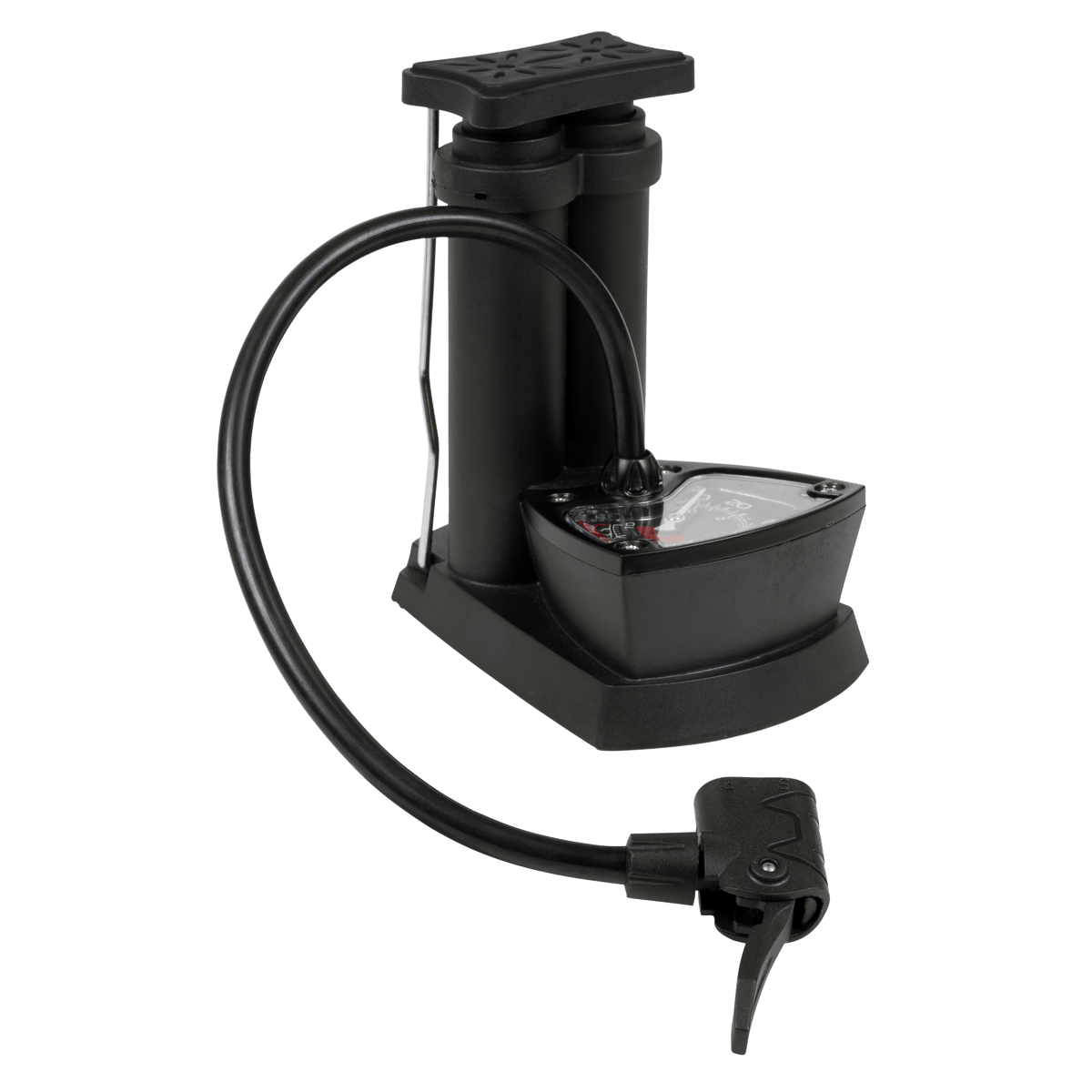 Sealey FP7 Mini Twin Barrel Bicycle Foot Pump - FP7 - Sealey Tools UK - Trade Counter Direct