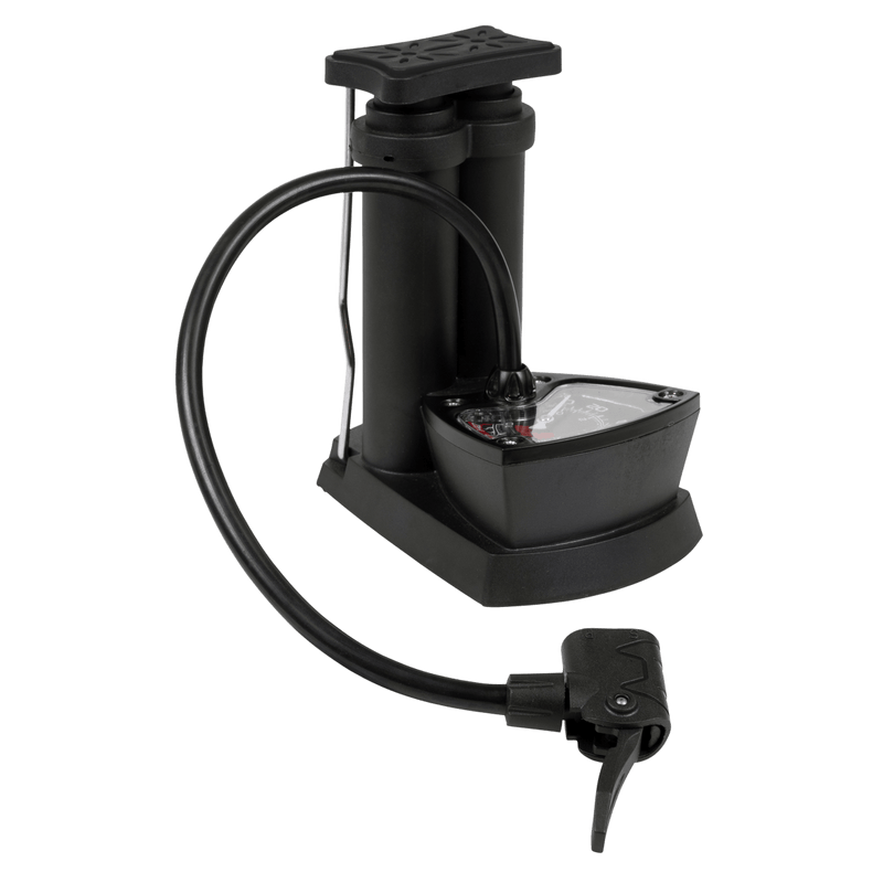 Sealey FP7 Mini Twin Barrel Bicycle Foot Pump - FP7 - Sealey Tools UK - Trade Counter Direct