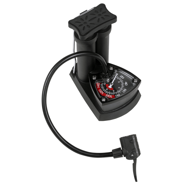 Sealey FP7 Mini Twin Barrel Bicycle Foot Pump - FP7 - Sealey Tools UK - Trade Counter Direct