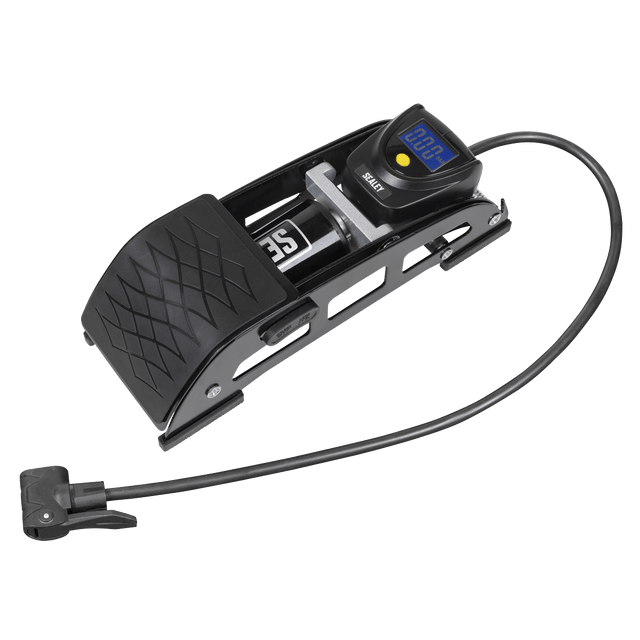 Sealey FP8D Single Barrel Digital Foot Pump - FP8D - Sealey Tools UK - Trade Counter Direct