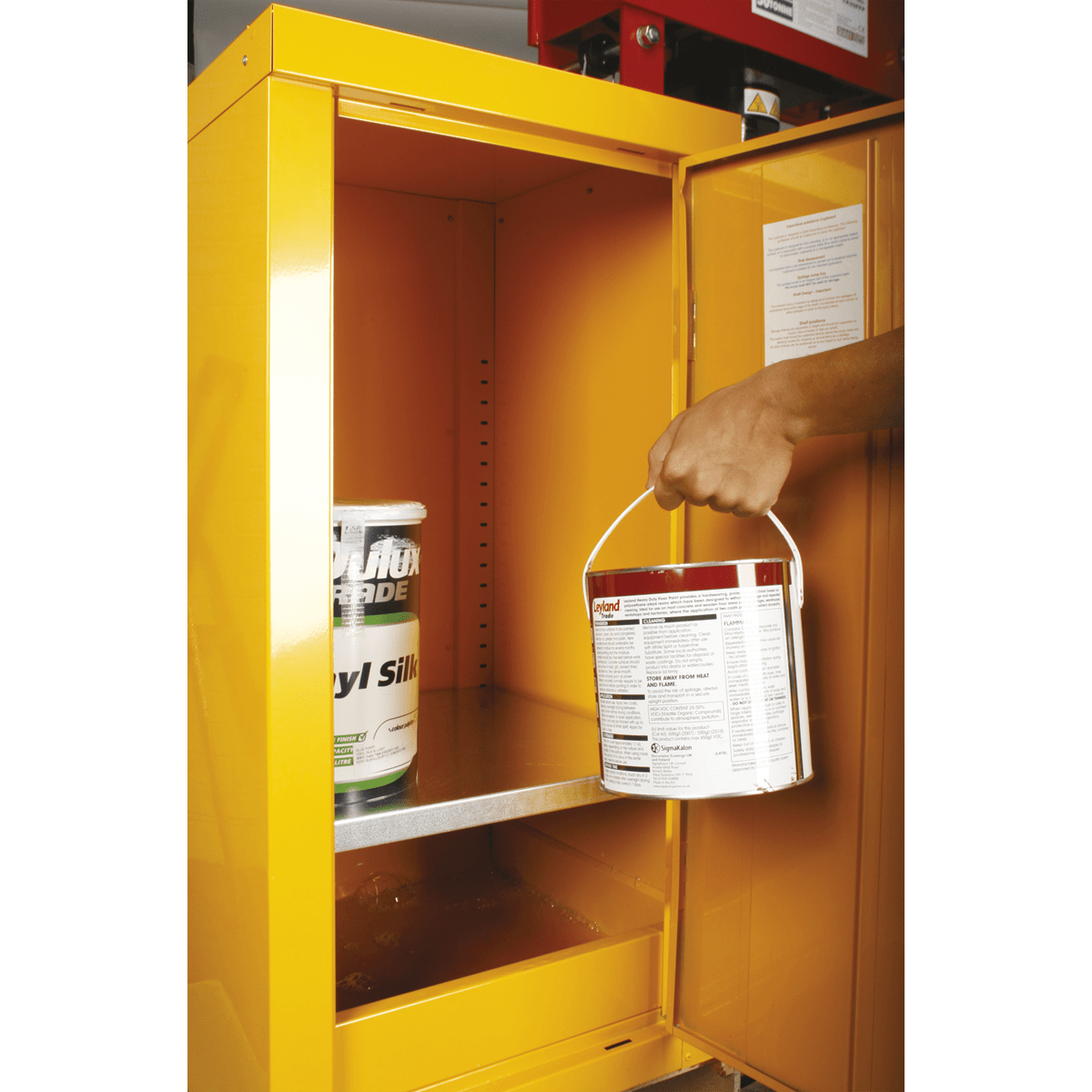 Sealey FSC04 Hazardous Substance Cabinet 460 x 460 x 900mm - FSC04 - Sealey Tools UK - Trade Counter Direct