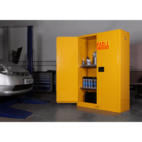 Sealey FSC10 Flammables Storage Cabinet 1095 x 460 x 1655mm - FSC10 - Sealey Tools UK - Trade Counter Direct