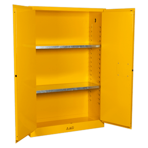 Sealey FSC10 Flammables Storage Cabinet 1095 x 460 x 1655mm - FSC10 - Sealey Tools UK - Trade Counter Direct