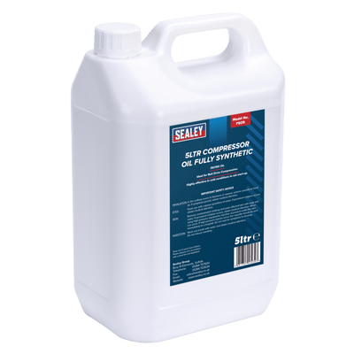 Sealey FSO5 Compressor Oil Fully Synthetic 5L - FSO5 - Sealey Tools UK - Trade Counter Direct