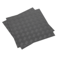 Sealey FT1S Vinyl Floor Tile with Peel & Stick Backing Silver Treadplate - Pack of 16 - FT1S - Sealey Tools UK - Trade Counter Direct