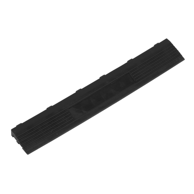 Sealey FT3EBF Polypropylene Floor Tile Edge 400 x 60mm, Black Female - Pack of 6 - FT3EBF - Sealey Tools UK - Trade Counter Direct