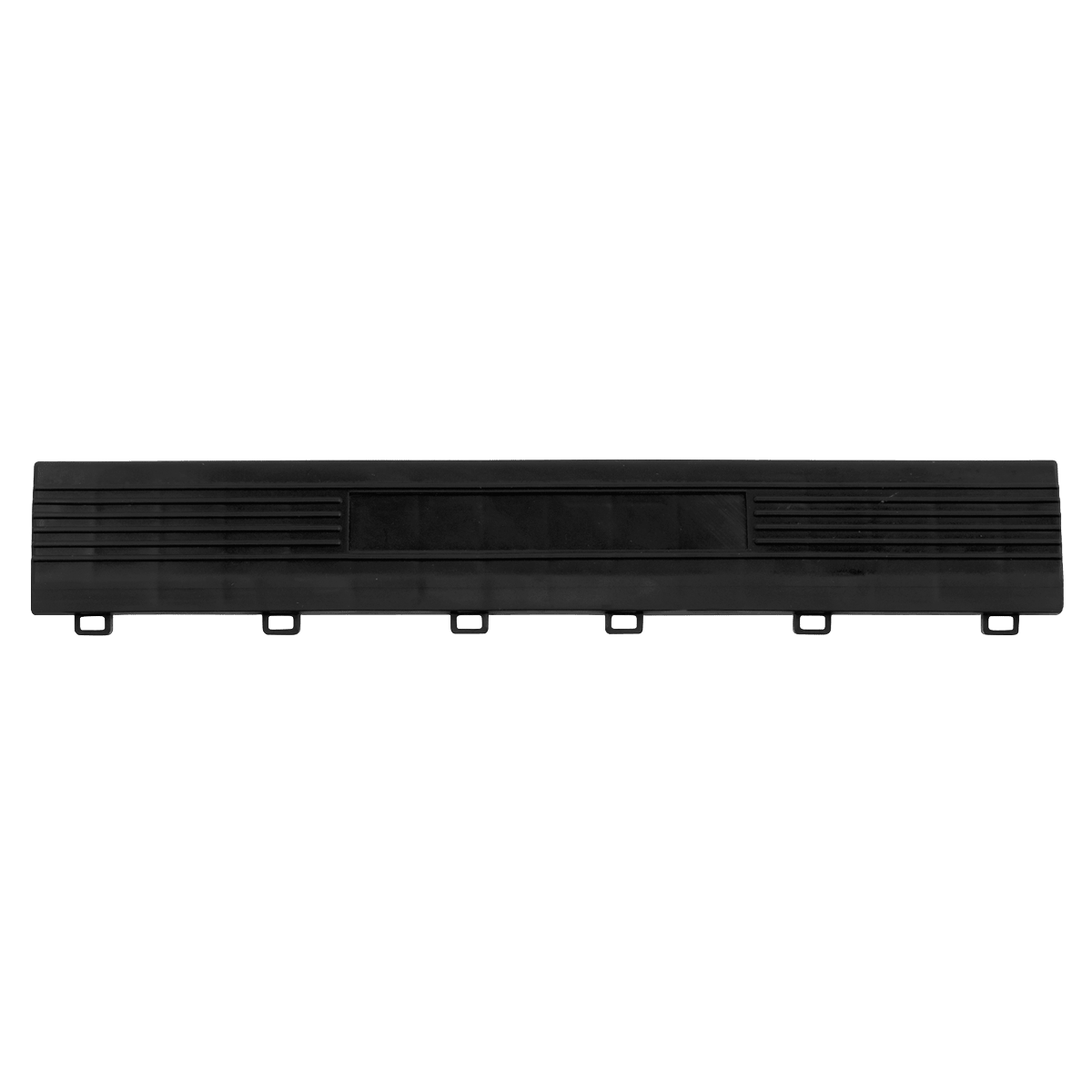 Sealey FT3EBF Polypropylene Floor Tile Edge 400 x 60mm, Black Female - Pack of 6 - FT3EBF - Sealey Tools UK - Trade Counter Direct