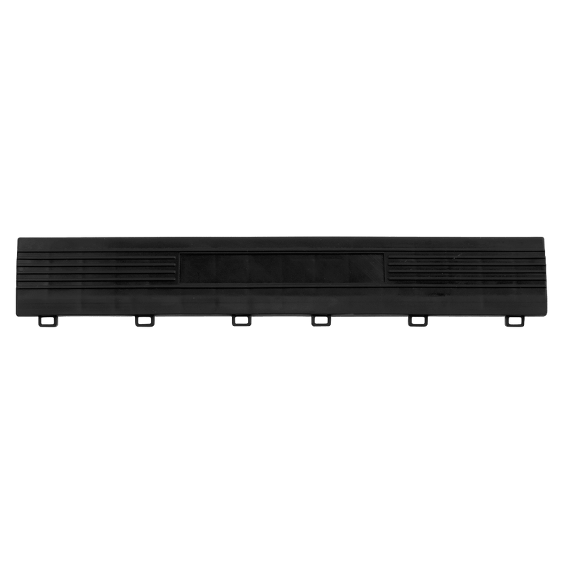 Sealey FT3EBF Polypropylene Floor Tile Edge 400 x 60mm, Black Female - Pack of 6 - FT3EBF - Sealey Tools UK - Trade Counter Direct