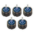 Sealey FW4030605 Flap Wheel Ø40 x 30mm 60Grit Ø6mm Shaft - Pack of 5 - FW4030605 - Sealey Tools UK - Trade Counter Direct