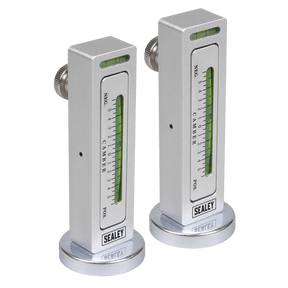 Sealey GA47 Magnetic Camber/Castor Gauge 2pc - GA47 - Sealey Tools UK - Trade Counter Direct