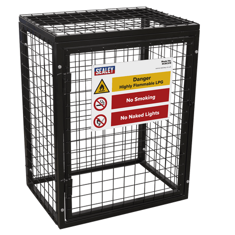 Sealey GCSC219 Safety Cage - 2 x 19kg Gas Cylinders - GCSC219 - Sealey Tools UK - Trade Counter Direct