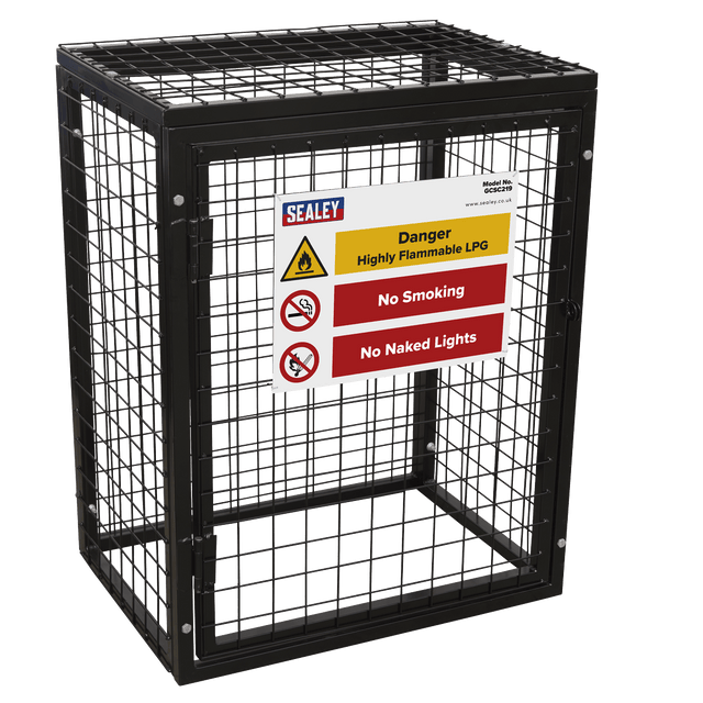 Sealey GCSC219 Safety Cage - 2 x 19kg Gas Cylinders - GCSC219 - Sealey Tools UK - Trade Counter Direct