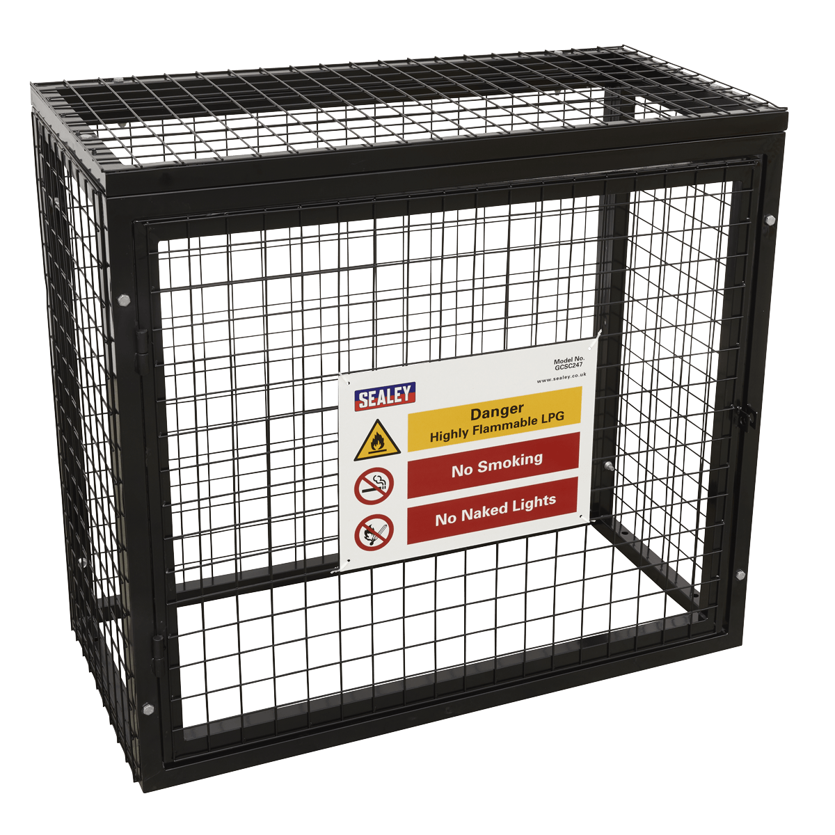 Sealey GCSC247 Safety Cage - 2 x 47kg Gas Cylinders - GCSC247 - Sealey Tools UK - Trade Counter Direct