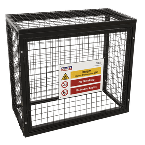Sealey GCSC247 Safety Cage - 2 x 47kg Gas Cylinders - GCSC247 - Sealey Tools UK - Trade Counter Direct