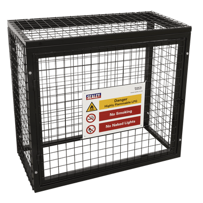 Sealey GCSC247 Safety Cage - 2 x 47kg Gas Cylinders - GCSC247 - Sealey Tools UK - Trade Counter Direct