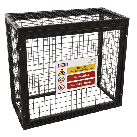 Sealey GCSC247 Safety Cage - 2 x 47kg Gas Cylinders - GCSC247 - Sealey Tools UK - Trade Counter Direct