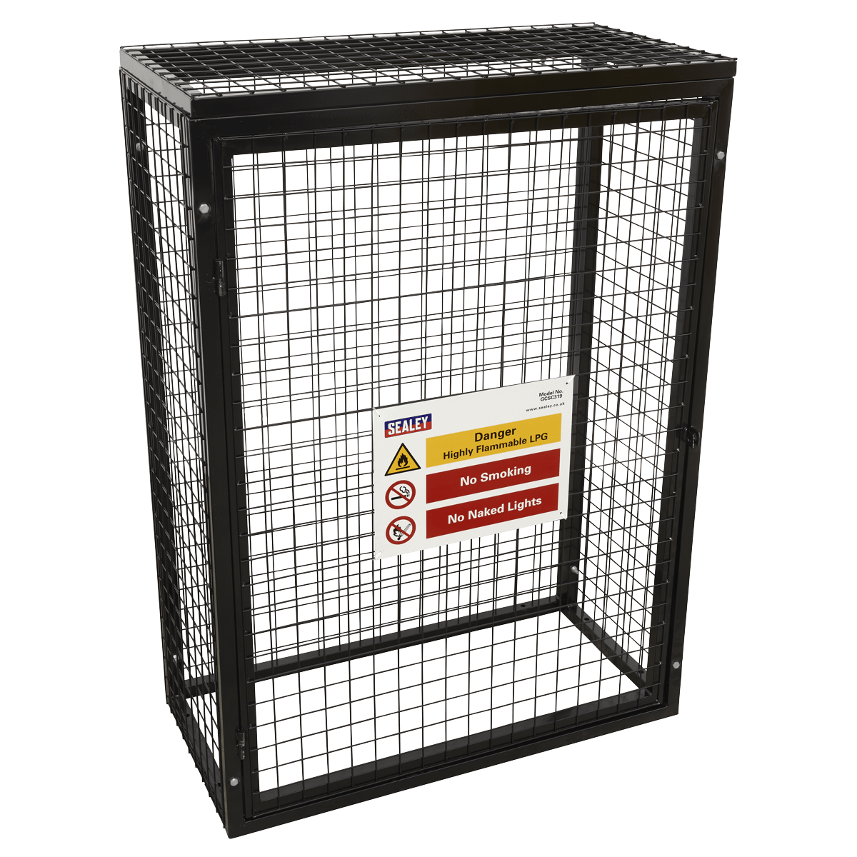 Sealey GCSC319 Safety Cage - 3 x 19kg Gas Cylinders - GCSC319 - Sealey Tools UK - Trade Counter Direct