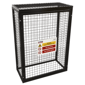 Sealey GCSC319 Safety Cage - 3 x 19kg Gas Cylinders - GCSC319 - Sealey Tools UK - Trade Counter Direct