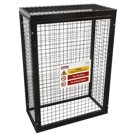 Sealey GCSC319 Safety Cage - 3 x 19kg Gas Cylinders - GCSC319 - Sealey Tools UK - Trade Counter Direct