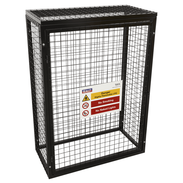 Sealey GCSC319 Safety Cage - 3 x 19kg Gas Cylinders - GCSC319 - Sealey Tools UK - Trade Counter Direct