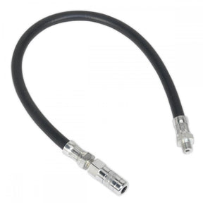 Sealey GGHE450 Rubber Delivery Hose with 4 - Jaw Connector Flexible 450mm 1/8"BSP Gas - GGHE450 - Sealey Tools UK - Trade Counter Direct
