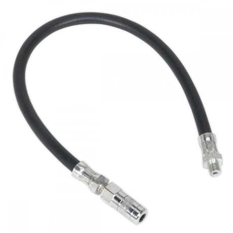 Sealey GGHE450 Rubber Delivery Hose with 4 - Jaw Connector Flexible 450mm 1/8"BSP Gas - GGHE450 - Sealey Tools UK - Trade Counter Direct