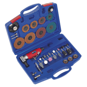 Sealey GSA674K Generation Air Angle Die Grinder/Sander Kit 42pc - GSA674K - Sealey Tools UK - Trade Counter Direct