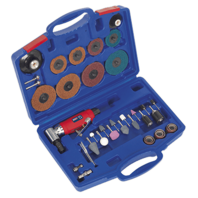 Sealey GSA674K Generation Air Angle Die Grinder/Sander Kit 42pc - GSA674K - Sealey Tools UK - Trade Counter Direct