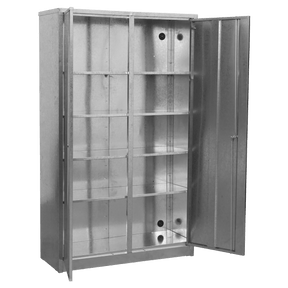 Sealey GSC110385 Extra-Wide Galvanized Steel Floor Cabinet with 4 Shelves - GSC110385 - Sealey Tools UK - Trade Counter Direct