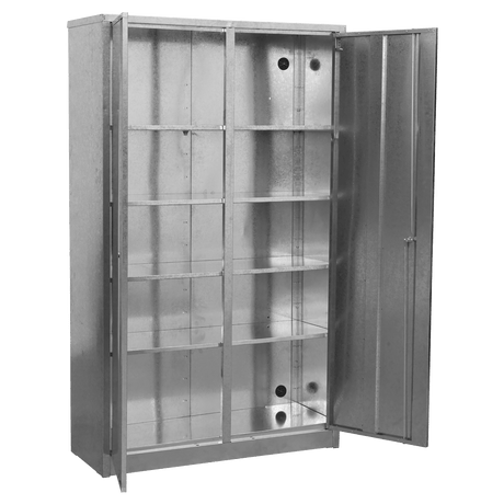 Sealey GSC110385 Extra-Wide Galvanized Steel Floor Cabinet with 4 Shelves - GSC110385 - Sealey Tools UK - Trade Counter Direct