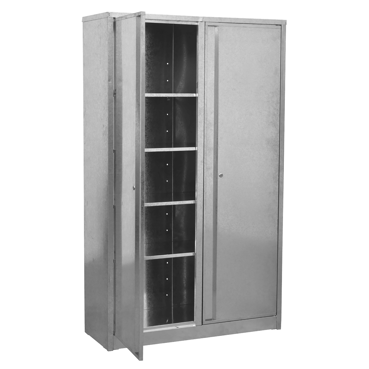 Sealey GSC110385 Extra-Wide Galvanized Steel Floor Cabinet with 4 Shelves - GSC110385 - Sealey Tools UK - Trade Counter Direct