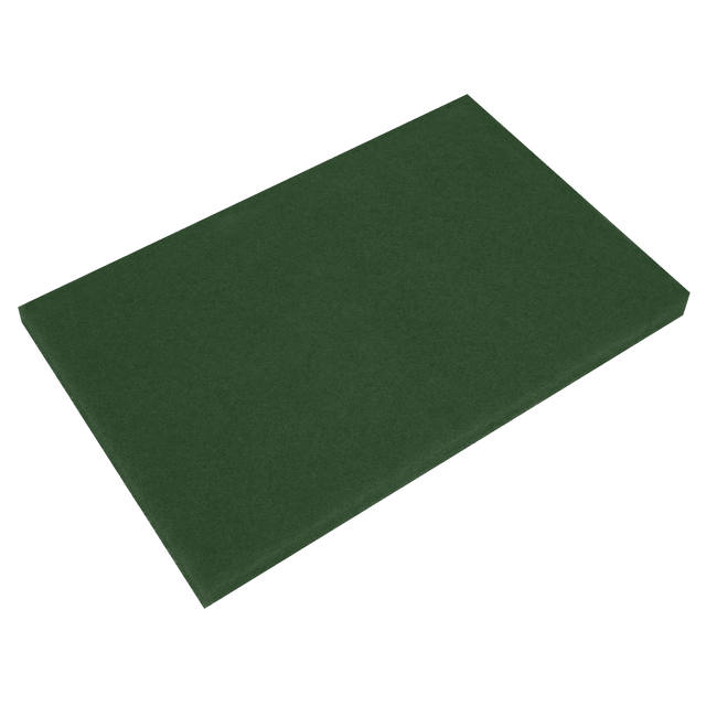 Sealey GSP1218 Green Scrubber Pads 12 x 18 x 1" - Pack of 5 - GSP1218 - Sealey Tools UK - Trade Counter Direct