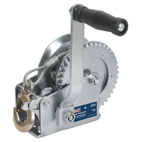 Sealey GWC1200M Geared Hand Winch 540kg Capacity with Cable - GWC1200M - Sealey Tools UK - Trade Counter Direct