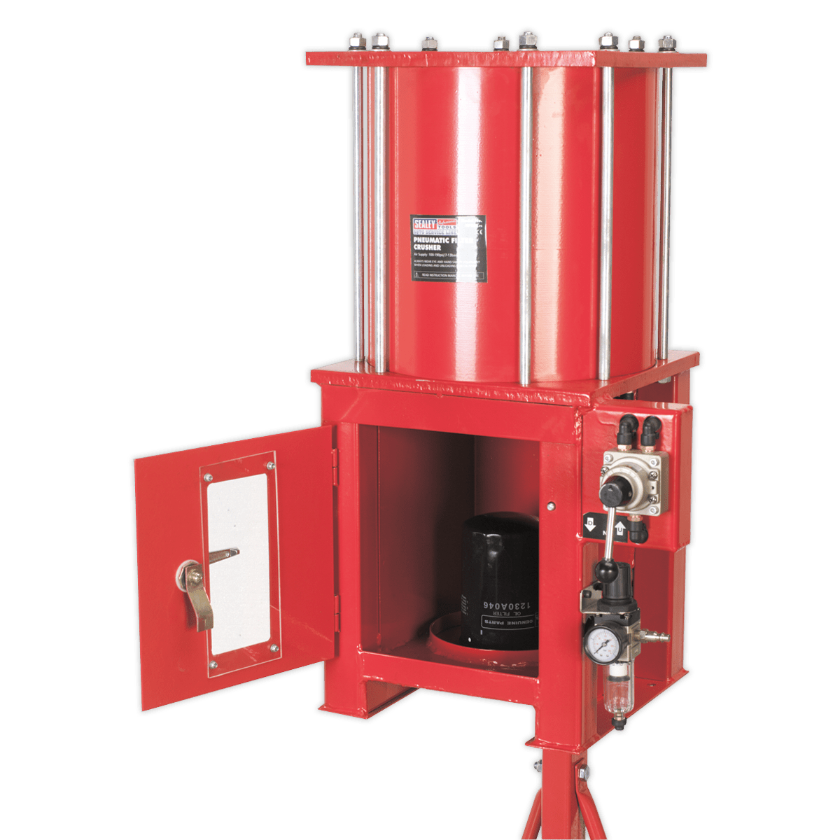 Sealey HFC08 Pneumatic Oil Filter Crusher - HFC08 - Sealey Tools UK - Trade Counter Direct