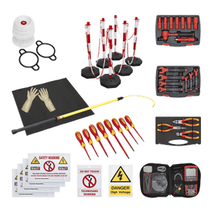 Sealey HP55KITCOMBO Hybrid Workshop Tool Kit - HP55KITCOMBO - Sealey Tools UK - Trade Counter Direct