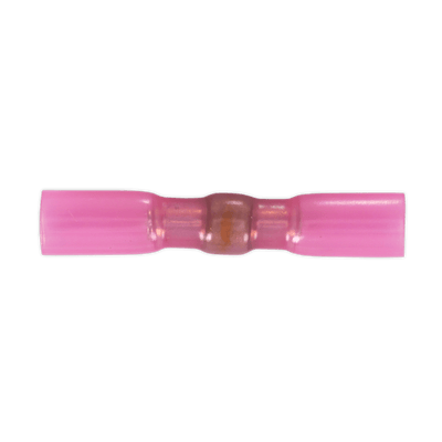 Sealey HSSB25R Heat Shrink Butt Connector with Crimp & Solder Red Pack of 25 - HSSB25R - Sealey Tools UK - Trade Counter Direct
