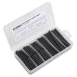 Sealey HST501B Heat Shrink Tubing Assortment 180pc 50 & 100mm Black - HST501B - Sealey Tools UK - Trade Counter Direct