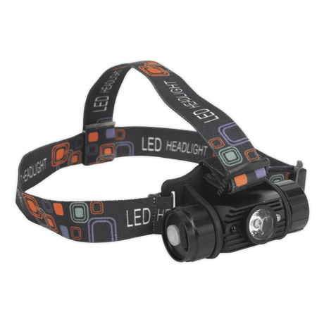 Sealey HT108LED Rechargeable Head Torch 5W CREE* XPG LED Auto - Sensor - HT108LED - Sealey Tools UK - Trade Counter Direct