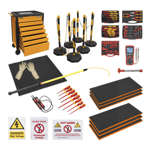 Sealey HVCOM1 EV/Hybrid Master Tool Kit 19pc - HVCOM1 - Sealey Tools UK - Trade Counter Direct