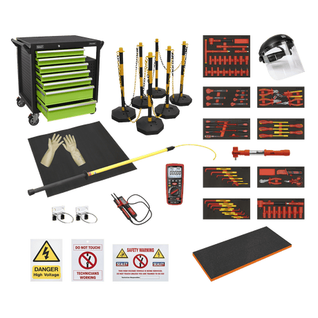Sealey HVCOM2 EV/Hybrid Master Tool Kit 23pc - HVCOM2 - Sealey Tools UK - Trade Counter Direct
