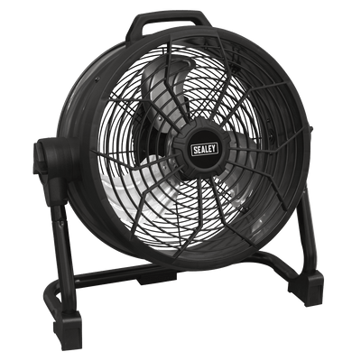 Sealey HVD16C 2 - in - 1 Cordless/Corded High Velocity Drum Fan 16" 230V/20V SV20 Series - HVD16C - Sealey Tools UK - Trade Counter Direct