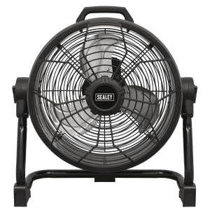 Sealey HVD16C 2 - in - 1 Cordless/Corded High Velocity Drum Fan 16" 230V/20V SV20 Series - HVD16C - Sealey Tools UK - Trade Counter Direct