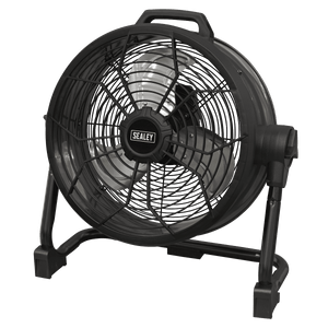 Sealey HVD16C 2 - in - 1 Cordless/Corded High Velocity Drum Fan 16" 230V/20V SV20 Series - HVD16C - Sealey Tools UK - Trade Counter Direct
