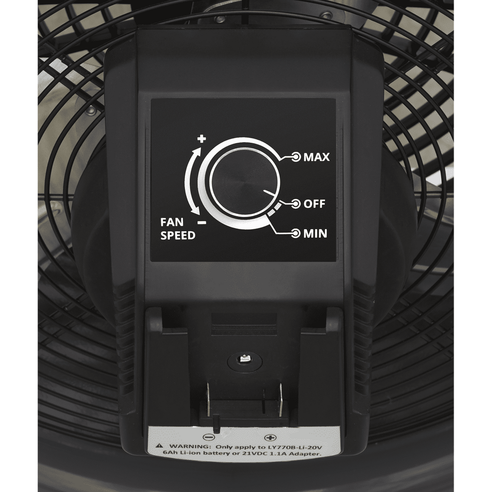 Sealey HVD16CCOMBO 2 - in - 1 Cordless/Corded 16" High Velocity Drum Fan 20V SV20 Series Kit - HVD16CCOMBO - Sealey Tools UK - Trade Counter Direct