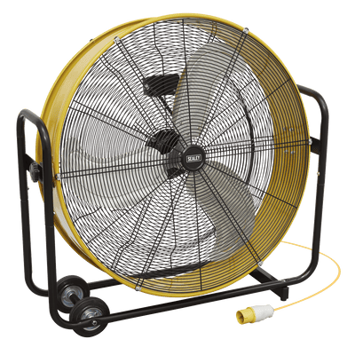 Sealey HVD30110V Industrial High Velocity Drum Fan 30" 110V - HVD30110V - Sealey Tools UK - Trade Counter Direct