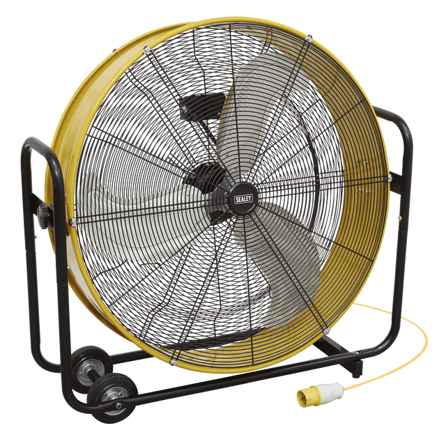 Sealey HVD30110V Industrial High Velocity Drum Fan 30" 110V - HVD30110V - Sealey Tools UK - Trade Counter Direct